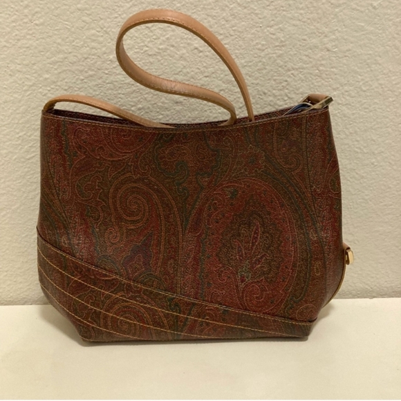 Etro Milano Paisley Shoulder Bag EUC - Picture 3 of 13